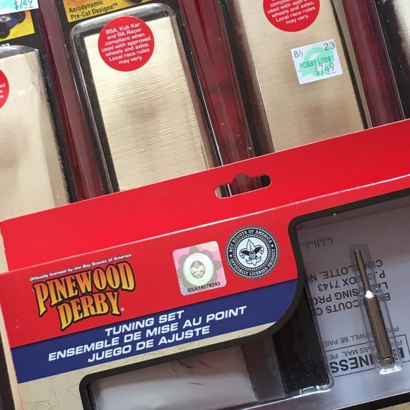 Pinewood Derby Other - Bundle REVELLE PINEWOOD DERBY Tuning Set, 2 Stealth (P3968) & 2 Wafer (3972)